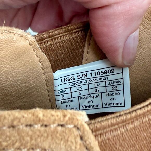 UGG Suede Chelsea Boots Tan Size 6 | New Without Box - Picture 7 of 7